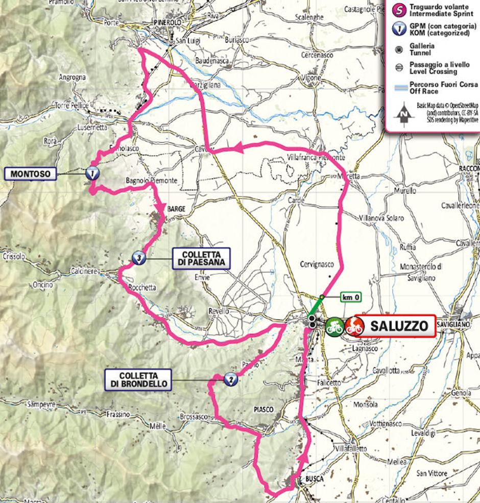 Trasa zadnje etape Gira za dekleta | Avtor: Cyclingstage