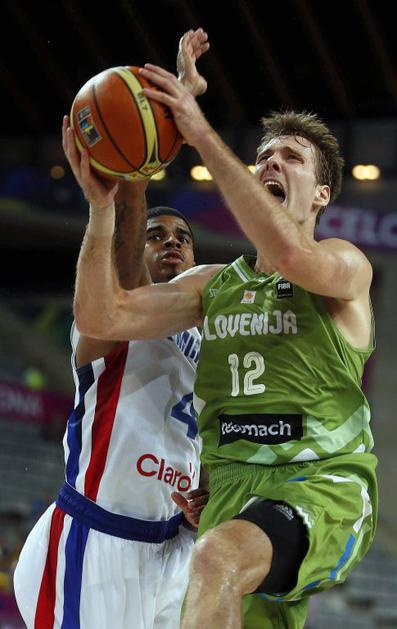 Zoran Dragić Edgar Sosa Slovenija Dominikanska republika osmina finala Mundobask