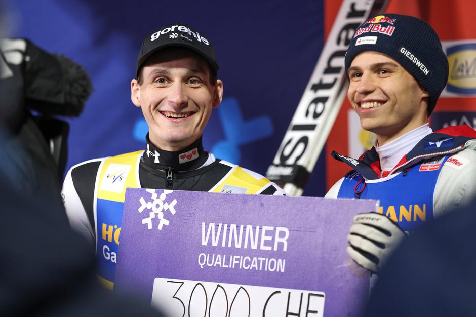 Domen Prevc, Stephan Embacher | Avtor: Profimedia