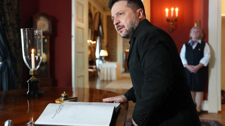 Volodimir Zelenski v Oslu