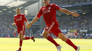 Andy Carroll Steven Gerrard Liverpool
