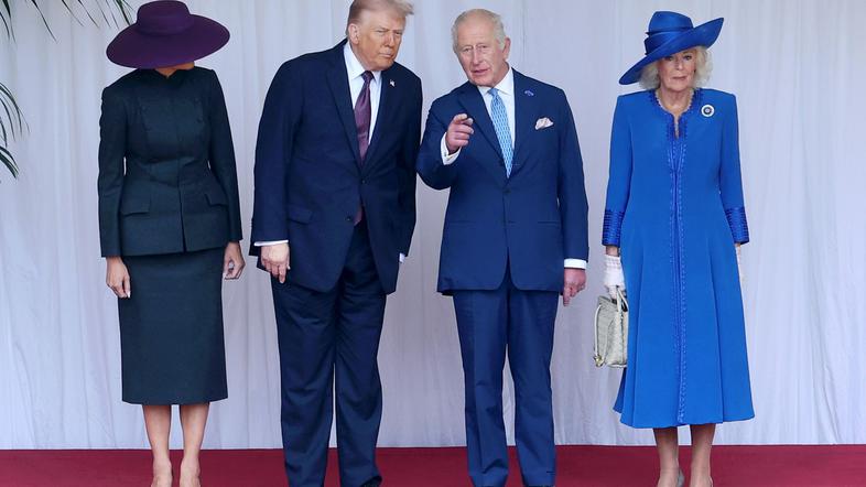 Melania Trump Donald Trump kralj Karl kraljica Camilla