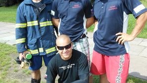 Tekmovanje Firefighter Combat Challenge.