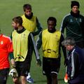 Casillas Mourinho Ramos Essien Coentrao Ronaldo Real Madrid Galatasaray