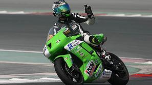 39-letni švicarski motociklist Pascal Grosjean je bil aktualni prvak emiratskega