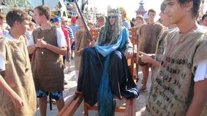 Piran, trst, Gusarski praznik, Neptunov krst