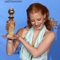 zlati globusi Jessica Chastain