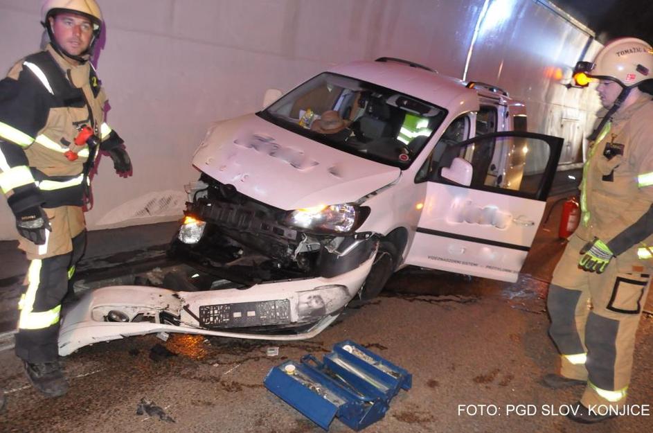 Nesreča v predoru Golo Rebro