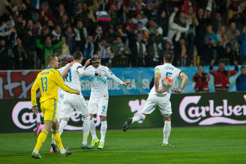 Slovenija, Ukrajina, gol