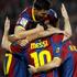 Lionel Messi David Villa gol zadetek veselje proslavljanje proslava slavje