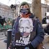 Protest za izpustitev Juliana Assanga