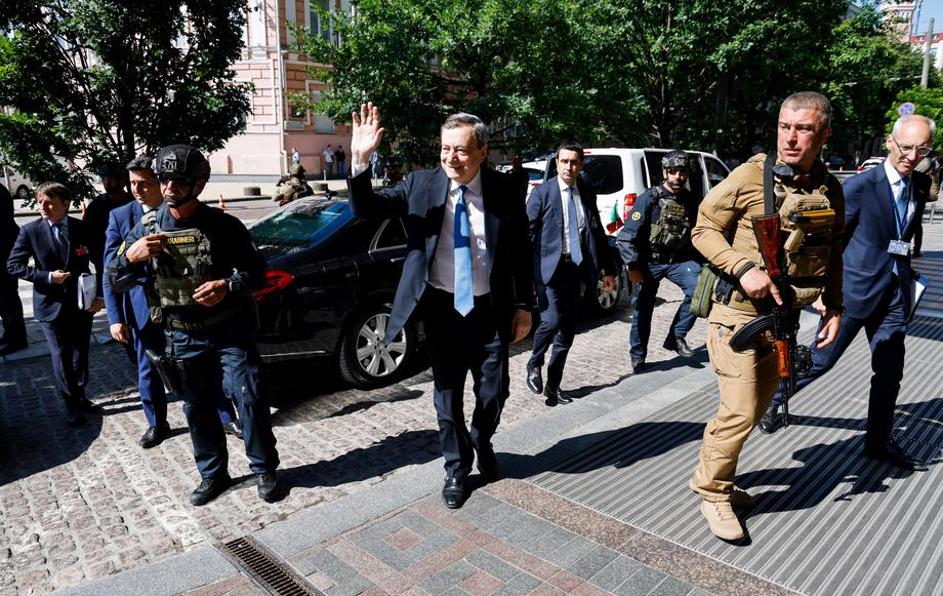 Mario Draghi obisk Ukrajine