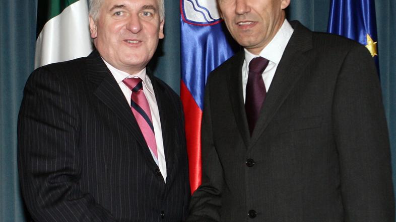 Irski predsednik je na enodnevnem obisku v Sloveniji zagotovil, da bo Irska potr