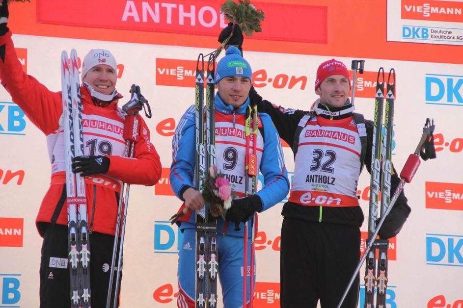 Fak Svendsen Šipulin biatlon sprint Anterselva svetovni pokal