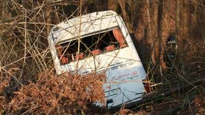 Nesreča tovornjak, avtobus