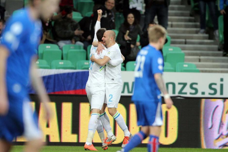 Slovenija Islandija Stožice kvalifikacije za SP 2014 Novaković Brečko | Avtor: Saša Despot