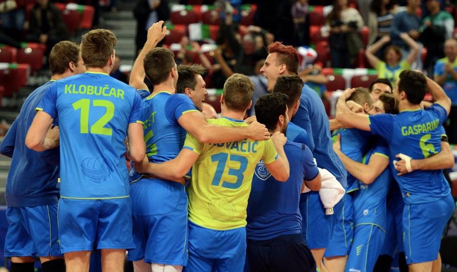 (Slovenija - Poljska) ep reprezentanca odbojka | Avtor: EPA