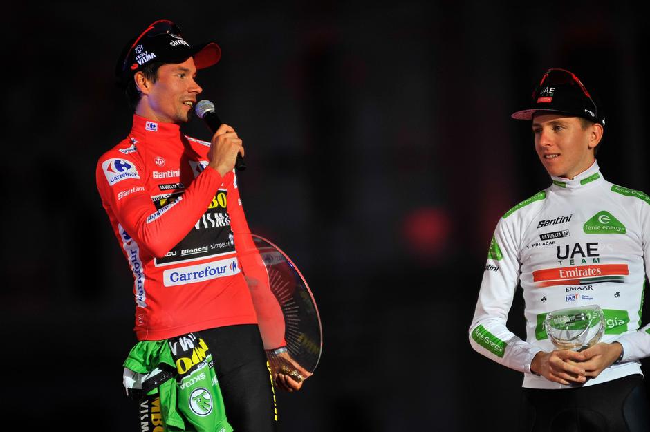 Tadej Pogačar in Primož Roglič | Avtor: Profimedia