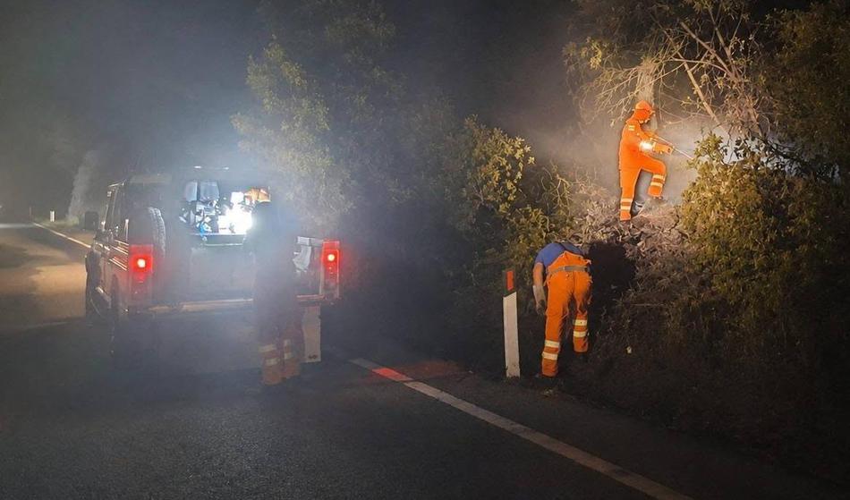 Ob meji s Slovenijo divja ogenj: Nočna bitka gasilcev, v obup jih spravlja veter