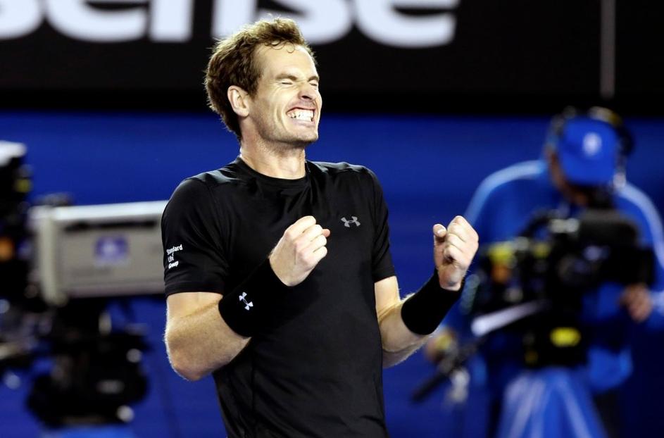 OP Avstralije - polfinale) Andy Murray