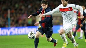 Messi Maxwell Barcelona PSG Paris Saint-Germain Liga prvakov četrtfinale