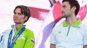 Fak Gregorin sprejem olimpijci olimpijske igre OI Soči 2014 Mercator Šiška