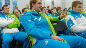 Anže Kopitar slovenska hokejska reprezentanca Soči 2014 risi novinarska konferen