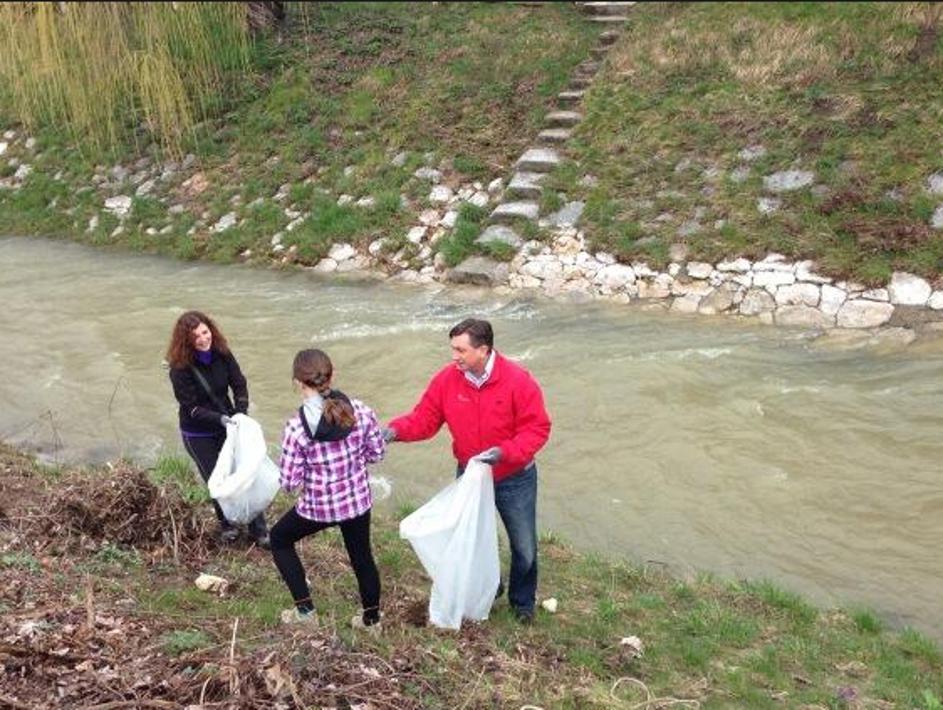 Borut Pahor čistilna akcija Velenje