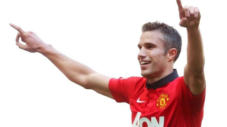 Van Persie Manchester United Wigan Athletic Community Shield superpokal