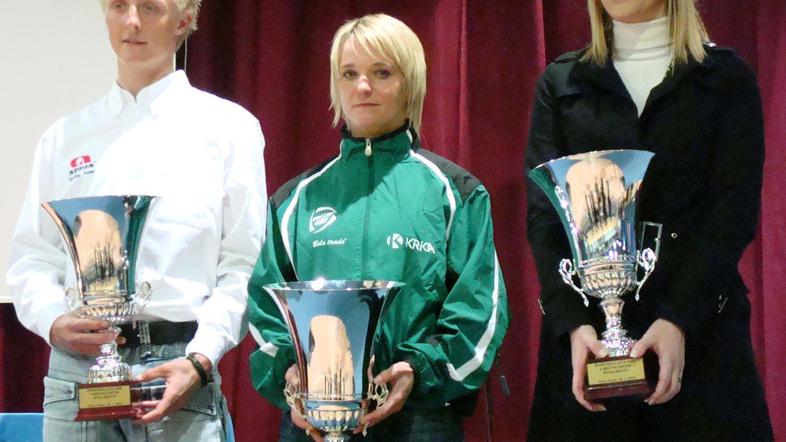 Razglasitev rezultatov je najbolj razveselila nogometašice Krke, kolesarja Marka