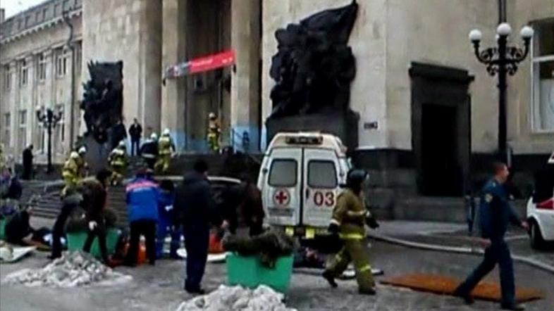 Samomorilski napad v Volvogradu v Rusiji.