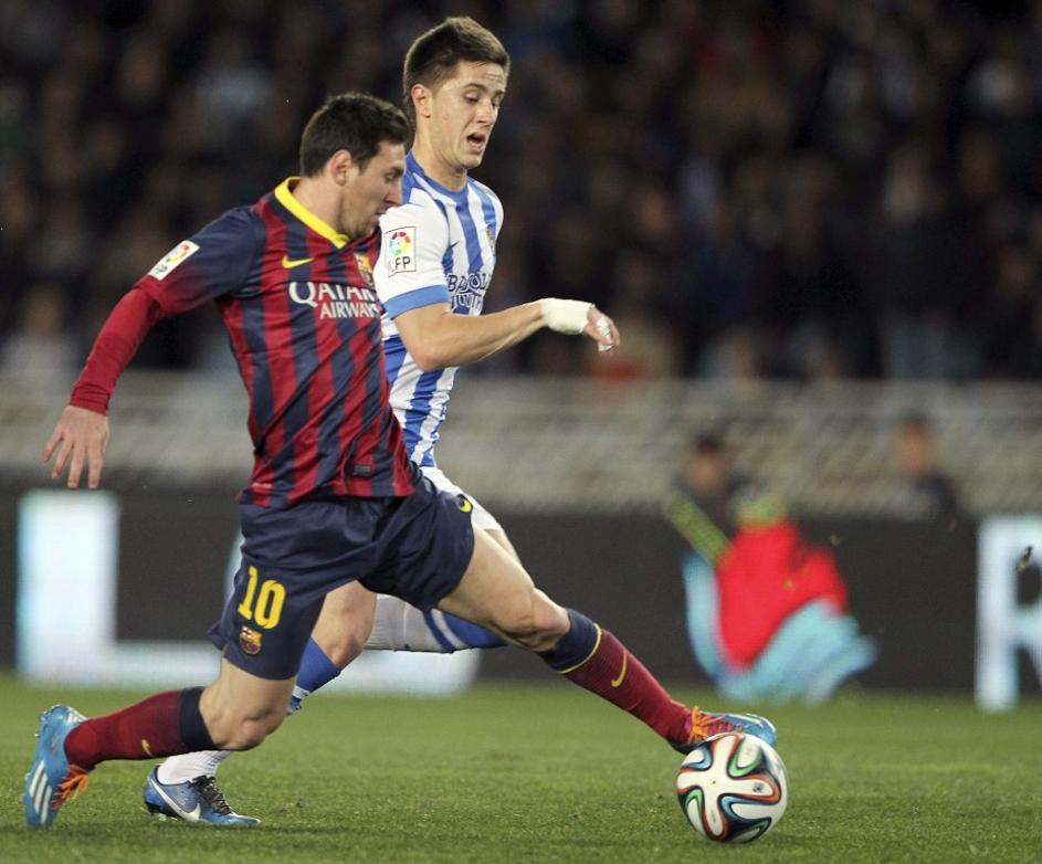 Gaztanaga Messi Real Sociedad Barcelona Copa del Rey španski pokal polfinale