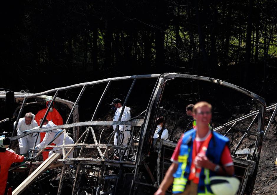 Nesreča avtobusa na Bavarskem | Avtor: EPA