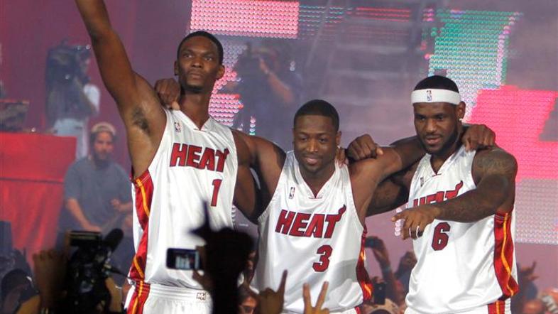 Odkar je James izbral Heate, se v NBA vse vrti okrog moštva iz Miamija. (Foto: E