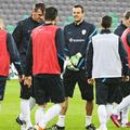 handanović slovenska nogometna reprezentanca trening stožice