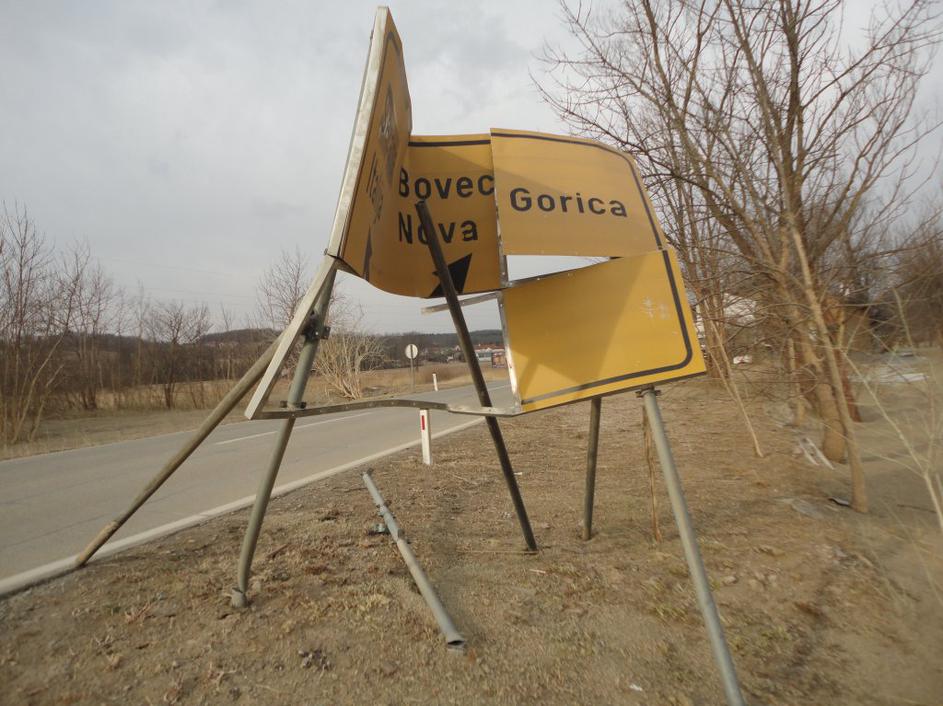 Uničujoče posledice burje