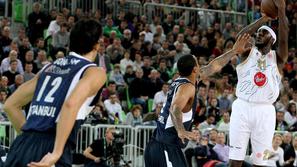 Pinkney je bil s 23 točkami najboljši strelec tekme. (Foto: Nik Rovan)