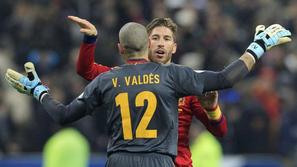 Valdes Ramos Francija Španija kvalifikacije za SP 2014