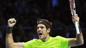 Del Potro Federer ATP World Tour Finals London
