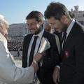 Srečanje papeža Frančiška s predstavniki San Lorenza. 