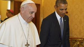 Barack Obama papež Frančišek