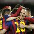 Messi Neymar Iniesta Barcelona Celta Vigo Liga BBVA Španija prvenstvo objem