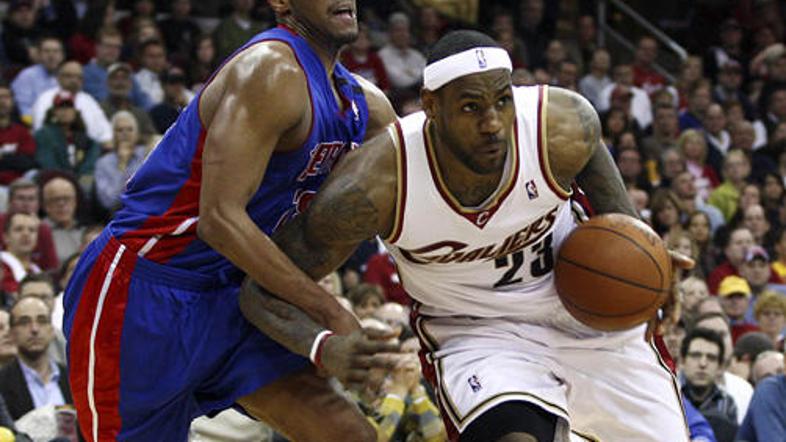 Ko igra James, Cleveland igra fantastično, brez njega lahko zaškriplje.