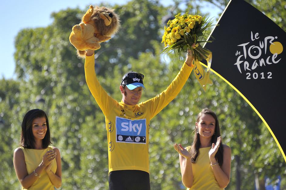 Bradley Wiggins Tour dirka po Franciji zmagovalec