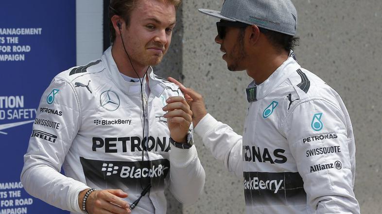 Rosberg Hamilton