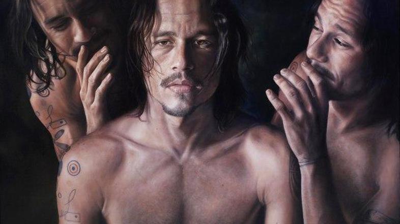 Portret Heatha, ki je januarja umrl zaradi mešanice zdravil.