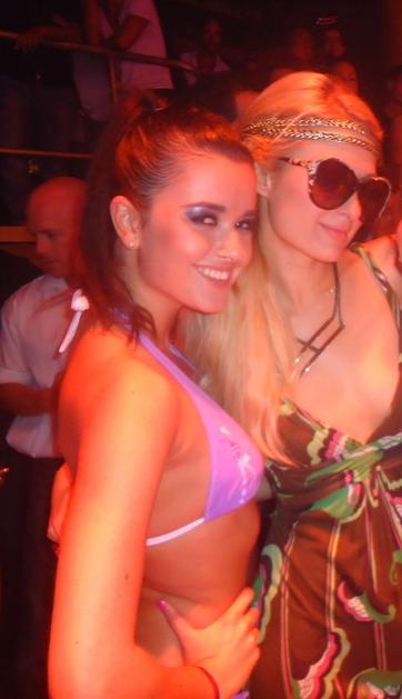 Biby and Paris Hilton