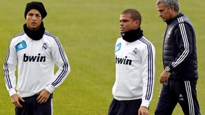 Ronaldo Pepe Mourinho Real Madrid Athletic Bilbao trening Valdebebas