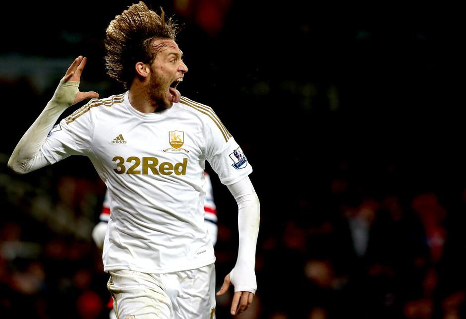 (Arsenal : Swansea City) Michu Premier League Anglija liga prvenstvo | Avtor: EPA