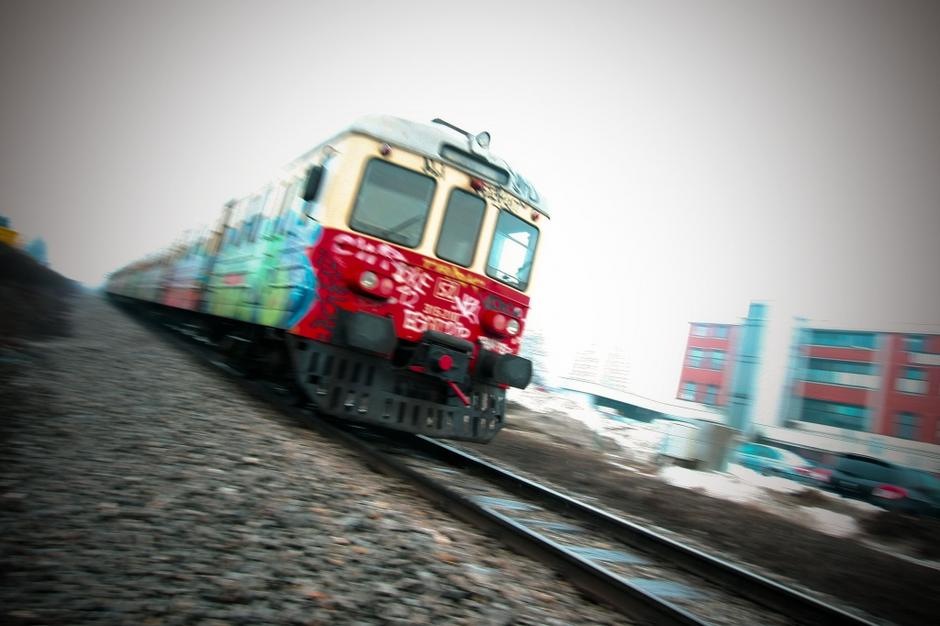 Slovenija 07.03.2013 potniski vlak, zeleznica, gomoljka; foto:Sasa Despot | Avtor: Saša Despot